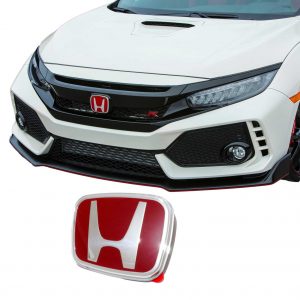 Honda Civic Fc5 Typer Kırmızı Cam Logo 2017 2018 2019 2020 2021
